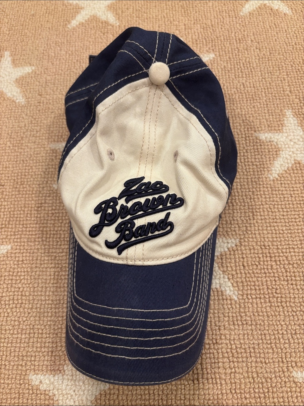 ZAC BROWN BAND TRUCKER HAT Navy and Cream Baseball Cap